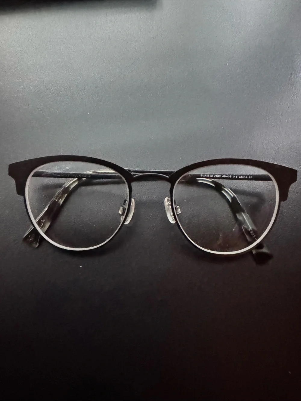 Warby Parker Eyeglasses - Blair in Black Ink